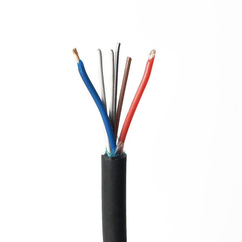 คาเบิ้ลควบคุมการเข้าถึงแบบผสมผสาน Multi Core Flexible PVC Sheath คาเบิ้ลสายไฟฟ้า คาเบิ้ลรถพลังงานใหม่