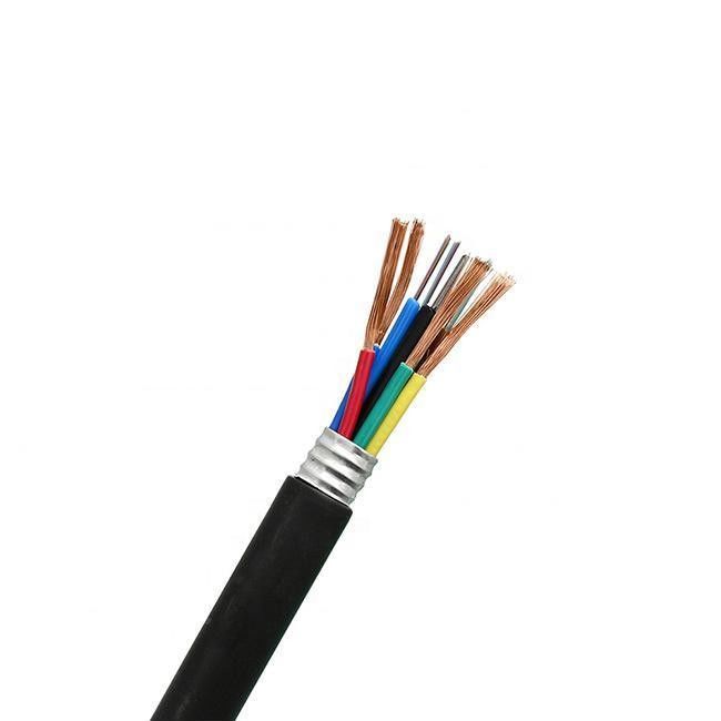 คาเบิ้ลควบคุมการเข้าถึงแบบผสมผสาน Multi Core Flexible PVC Sheath คาเบิ้ลสายไฟฟ้า คาเบิ้ลรถพลังงานใหม่