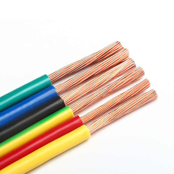 สายไฟฟ้ากันไฟที่มีตัวนําทองแดง 1.5 มิลลิเมตร 2.5 มิลลิเมตรและการกันไฟ PVC