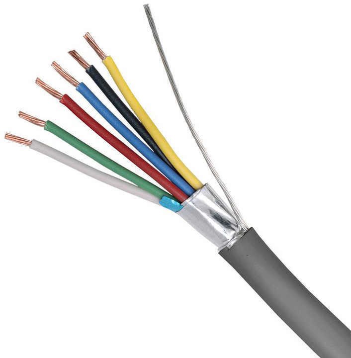 300V 500V Multi Core PVC Insulation Industrial Soft Control Cable สําหรับอุตสาหกรรมเครื่องจักร