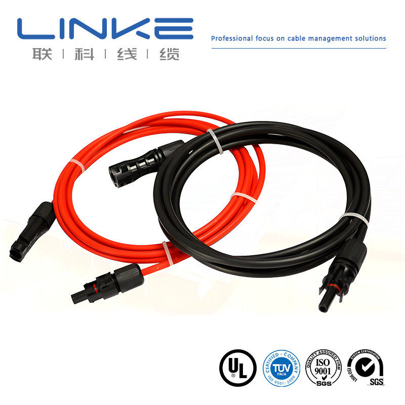 สายไฟฟ้าพลังงานแสงอาทิตย์แบบ PVC Jacket 10AWG ความดันต่ําและปานกลาง