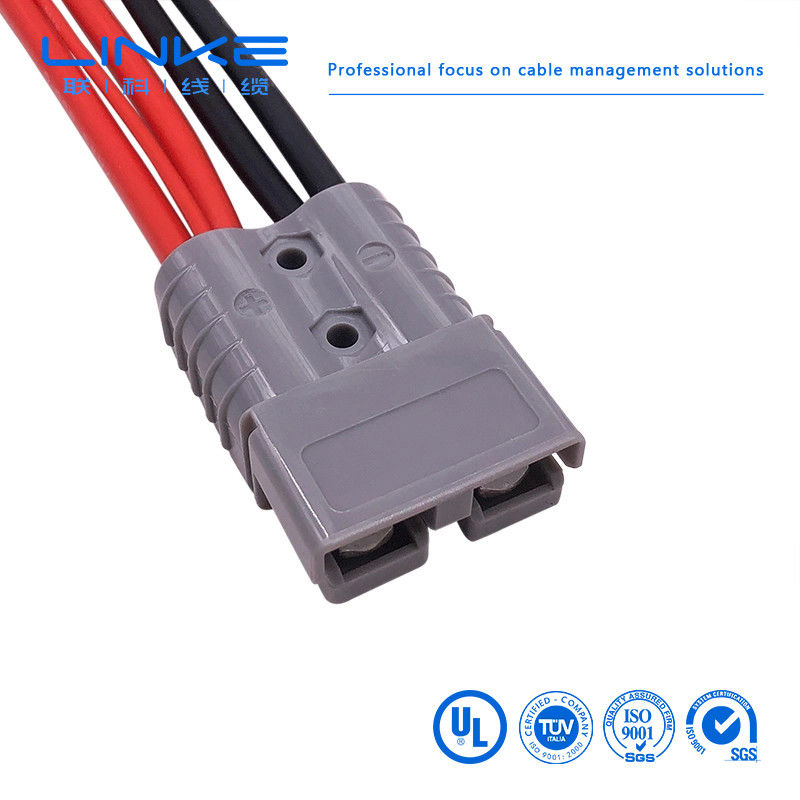 พล๊อกคอนเนกเตอร์ 8AWG สายเชื่อมแผ่นแสงอาทิตย์ 50A/600V แอดพ์เตอร์พอร์ต 300mm สายเชื่อมแสงอาทิตย์