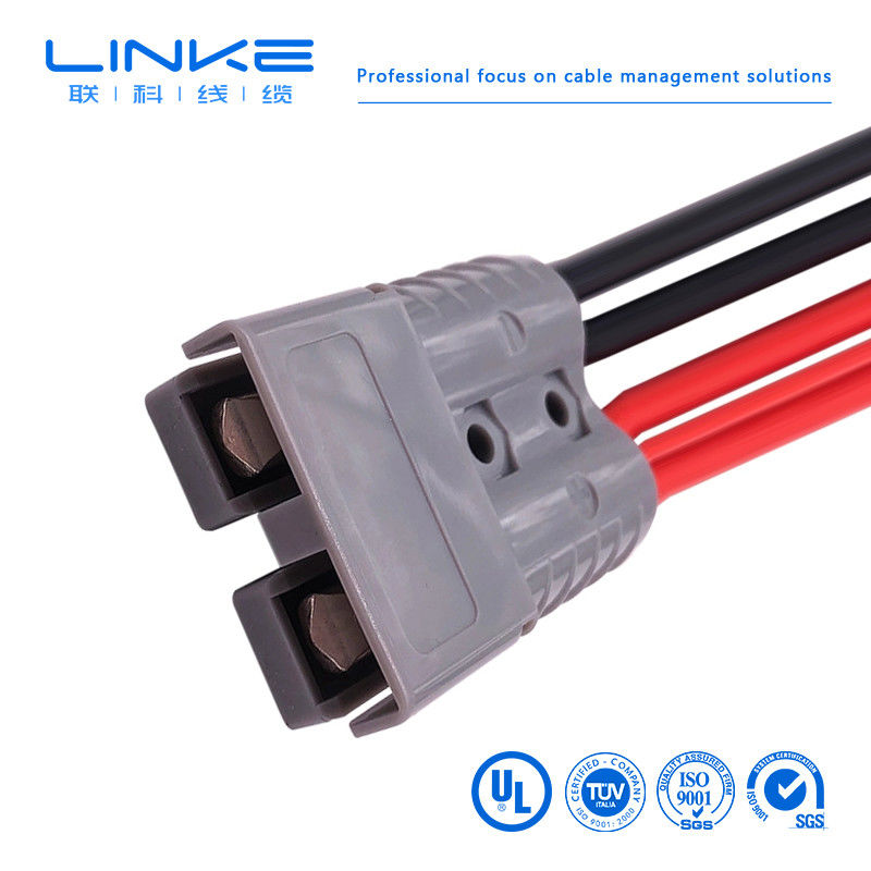 พล๊อกคอนเนกเตอร์ 8AWG สายเชื่อมแผ่นแสงอาทิตย์ 50A/600V แอดพ์เตอร์พอร์ต 300mm สายเชื่อมแสงอาทิตย์