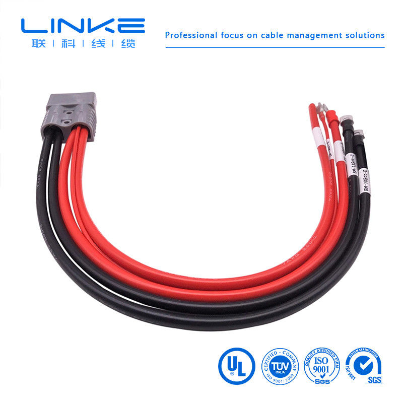 พล๊อกคอนเนกเตอร์ 8AWG สายเชื่อมแผ่นแสงอาทิตย์ 50A/600V แอดพ์เตอร์พอร์ต 300mm สายเชื่อมแสงอาทิตย์