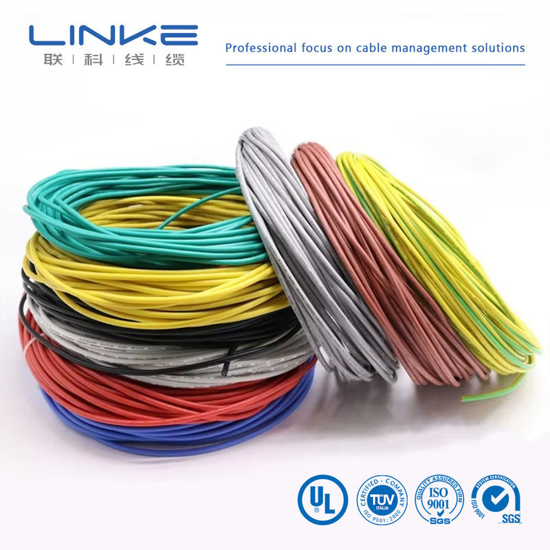 UL3135 สายยางซิลิโคน 30 28 26 24 22 20 18 16 14 12 10 AWG ไซลูเลอร์อ่อนทองแดง