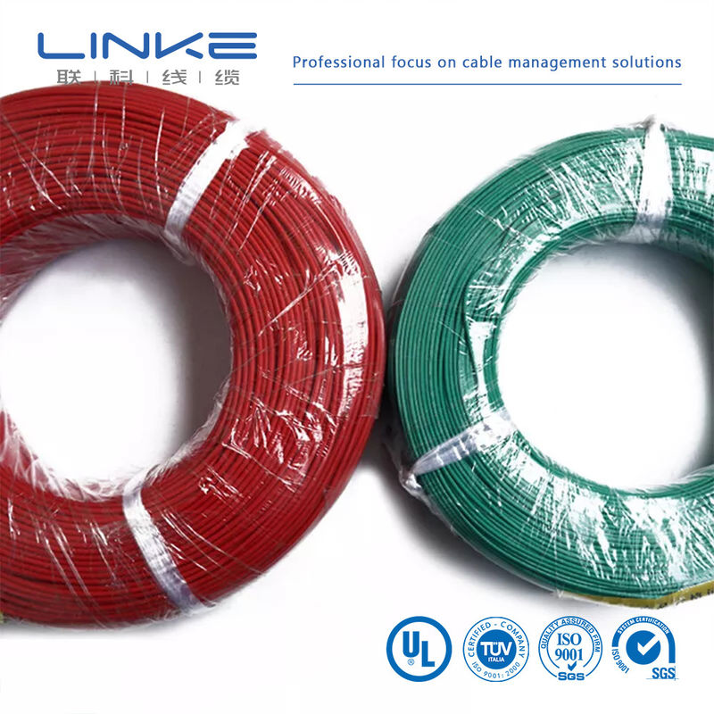 UL3135 สายยางซิลิโคน 30 28 26 24 22 20 18 16 14 12 10 AWG ไซลูเลอร์อ่อนทองแดง