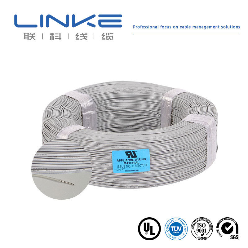 Awm 1185 กระปุกกระปุก 18AWG 20AWG แหล่งเดียว สายป้อม UL1185 สายสัญญาณป้อม