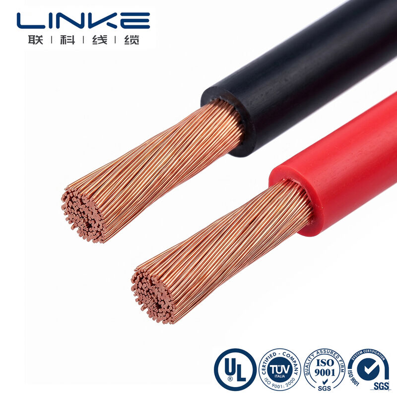 1AWG to 10AWG Flexible Silicone Power Cable with Tinned Copper Conductor and High Temperature Resistance (-70℃ to 350℃)
