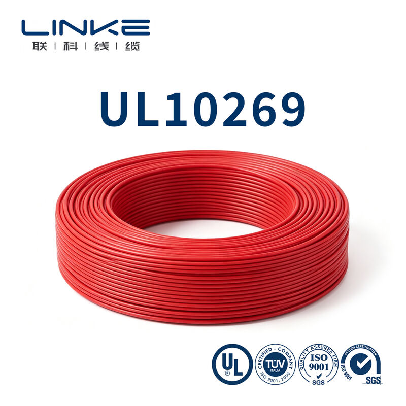 สายไฟ UL10269 แรงดันสูง 1000V 105°C ฉนวน PVC พร้อมตัวนำทองแดงชุบดีบุก ม้วนสายไฟ