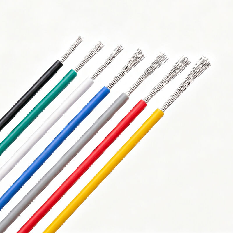 สายไฟ UL10064 ทนอุณหภูมิสูง 105C 30V ฉนวน FEP ทองแดงชุบดีบุก สำหรับอุปกรณ์รถยนต์และอุตสาหกรรม